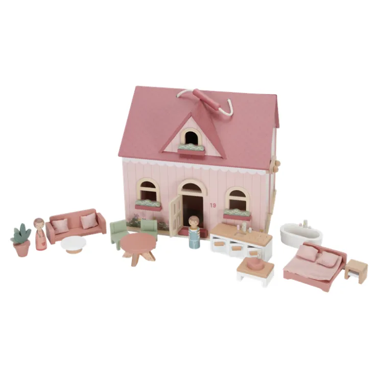 Sale Maison de poupée en bois FSC Jouets En Bois