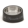 Clearance Mangeoire 'My favourite dog' gris 18 cm Gamelles