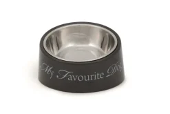 Clearance Mangeoire 'My favourite dog' gris 18 cm Gamelles