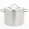 Clearance Marmite avec couvercle 24 cm Casseroles Et Poêles