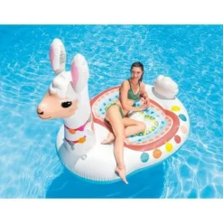 Clearance Matelas gonflable géant Lama 201x147x173 cm Piscines Et Accessoires