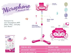 Best Microphone avec Support - Rose Jouets Musicaux