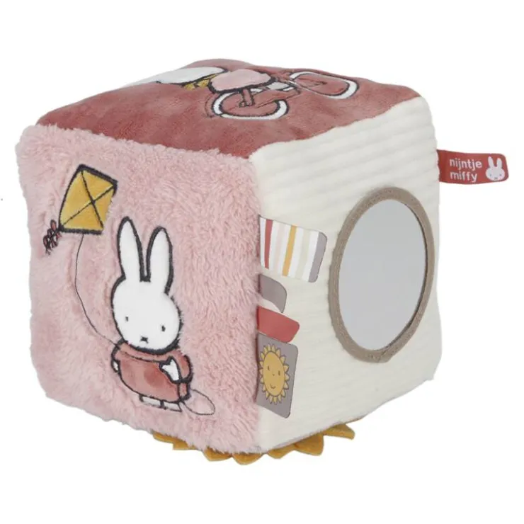Outlet Miffy Cube d'activités Fluffy Pink Peluches Et Câlins