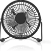 Mini ventilateur en métal USB noir 10 cm diamètre Climatiseurs Et Ventilateurs
