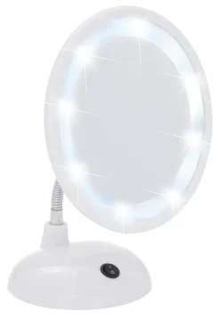 New Miroir cosmétique led blanc 3x Miroirs