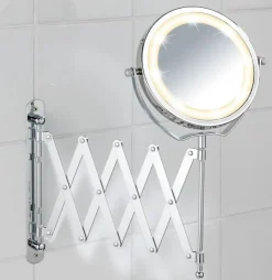 Best Miroir mural télescopique avec éclairage LED Miroirs