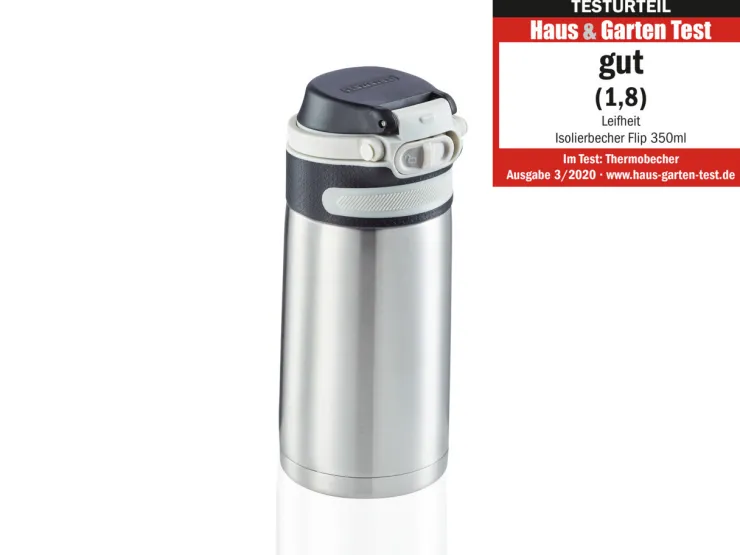 Mug isotherme Flip 350ml silver Conservation