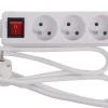 Best Multi-prises avec interrupteur et corde 1,5 m blanc Rallonges Et Adaptateurs