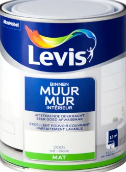 Best Muur latex blanc 1 l Peinture Mur Et Plafond|Peinture Pour Plafond Et Murale