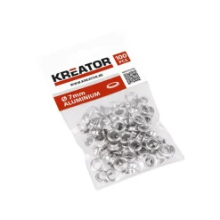 Sale Oeillets aluminium 7 mm 120 pièces Pinces