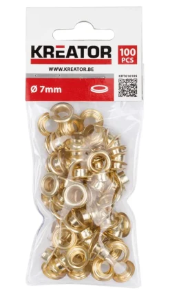 Outlet Oeillets laiton 7 mm 120 pièces Pinces