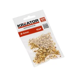 Hot Oeillets laiton 4 mm 100 pièces Pinces