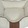 Best Panier blanc/brun 65x56x21cm Dormir Confortablement