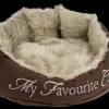 Sale Panier chat brun 55x45x28 cm Dormir Confortablement