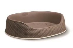 Panier chien mokka 87x69x19 cm Dormir Confortablement