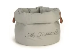 Clearance Panier 'My favourite cat' gris 40 cm Dormir Confortablement