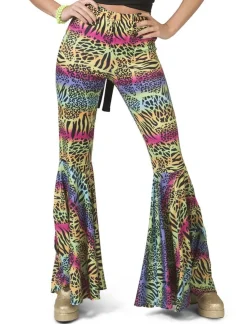 Online Pantalon Hippie à imprimé animalier Femmes - Taille 40/42 Déguisements Adultes