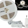 New Led Strip 3M + Switch Wh Audio