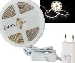 New Led Strip 3M + Switch Wh Audio