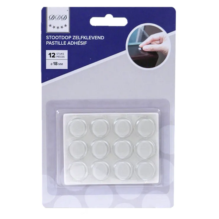 Hot pastelle adh 18 mm transparant 12 pieces Des Ferrures De Meubles Et De Portes