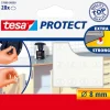 Best Pastilles anti-glisse et anti-bruit pour objets sur surfaces délicates Ø 8 mm Transparent. Rubans Adhésif