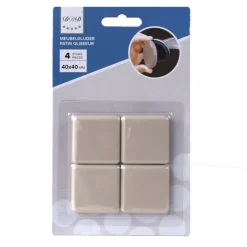 patin glisseur 40x40 beige 8 pieces Des Ferrures De Meubles Et De Portes