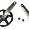 Best Pédalier 44 dents acier, manivelle alu 170 mm 3/32 Accessoires Vélo