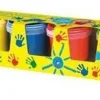 Clearance Peinture a doigts 150ml 4 couleurs Matériel De Peinture