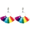 Discount Pendants d'oreille Glands arc-en-ciel Accessoires