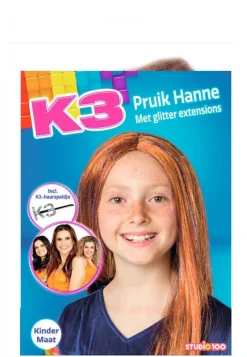 Sale Perruque K3 Hanne avec épingle à cheveux Chapeaux Et Perruques