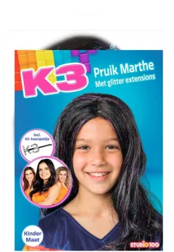 Clearance Perruque K3 Marthe avec épingle à cheveux Chapeaux Et Perruques