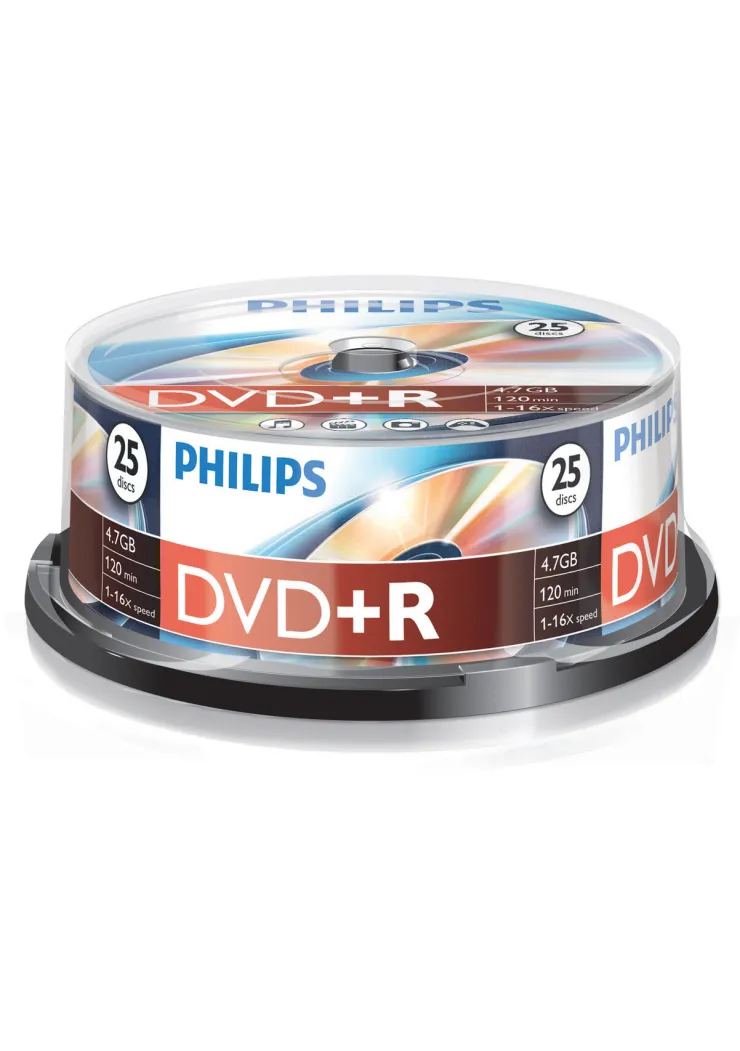 Discount DVD+R 4,7 GB 16x spindle 25 pièces Bureautique