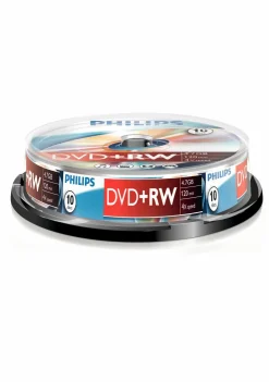 Outlet DVD+RW 4,7 GB 4x spindle 10 pièces Bureautique