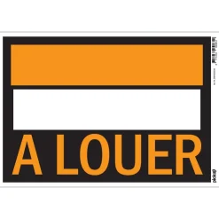 New Pictogramme à louer 23 x 33 cm Signalisation