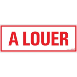 Outlet Pictogramme à louer 33 x 12 cm Signalisation