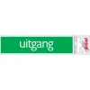 Best Pictogramme alu look uitgang 6,5 x 4,4 cm Signalisation
