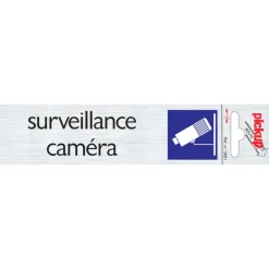Online Pictogramme alu surveillance caméra 16,5 x 4,4 cm Signalisation