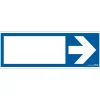 Pictogramme bleu avec flèche 33 x 12 cm Signalisation