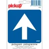 Outlet Pictogramme direction obligation 10 x 10 cm Signalisation
