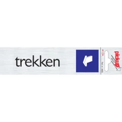 Outlet Pictogramme en aluminium trekken horizontal 16,5 x 4,4 cm Signalisation