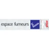 Pictogramme en aluminium espace fumeurs 16,5 x 4,4 cm Signalisation