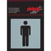 Best Pictogramme en aluminium heren 8 x 8 cm Signalisation