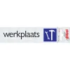 New Pictogramme en aluminium werkplaats 16,5 x 4,4 cm Signalisation