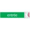 Sale Pictogramme en aluminium entrée 16,5 x 4,4 cm Signalisation
