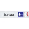 Sale Pictogramme en aluminium bureau 16,5 x 4,4 cm Signalisation