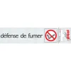 Outlet Pictogramme en aluminium défense de fumer 16,5 x 4,4 cm Signalisation