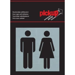 Best Pictogramme en aluminium toilettes 8 x 8 cm Signalisation
