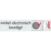 Outlet Pictogramme en aluminium electronisch beveiligd 16,5 x 4,4 cm Signalisation