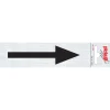 Online Pictogramme en aluminium flèche noire 16,5 x 4,4 cm Signalisation
