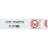 Best Pictogramme en aluminium niet rokers ruimte 6,5 x 4,4 cm Signalisation